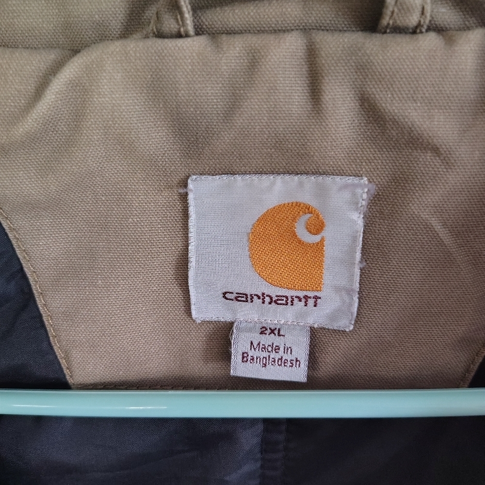 Carhartt Men's Brown Performance Jacket Insulated 2XL - Picture 11 of 11